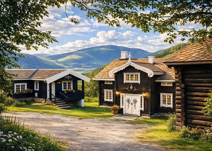 Smie På Sjarmerende Og Historisk Gård Feriehus Baukal
